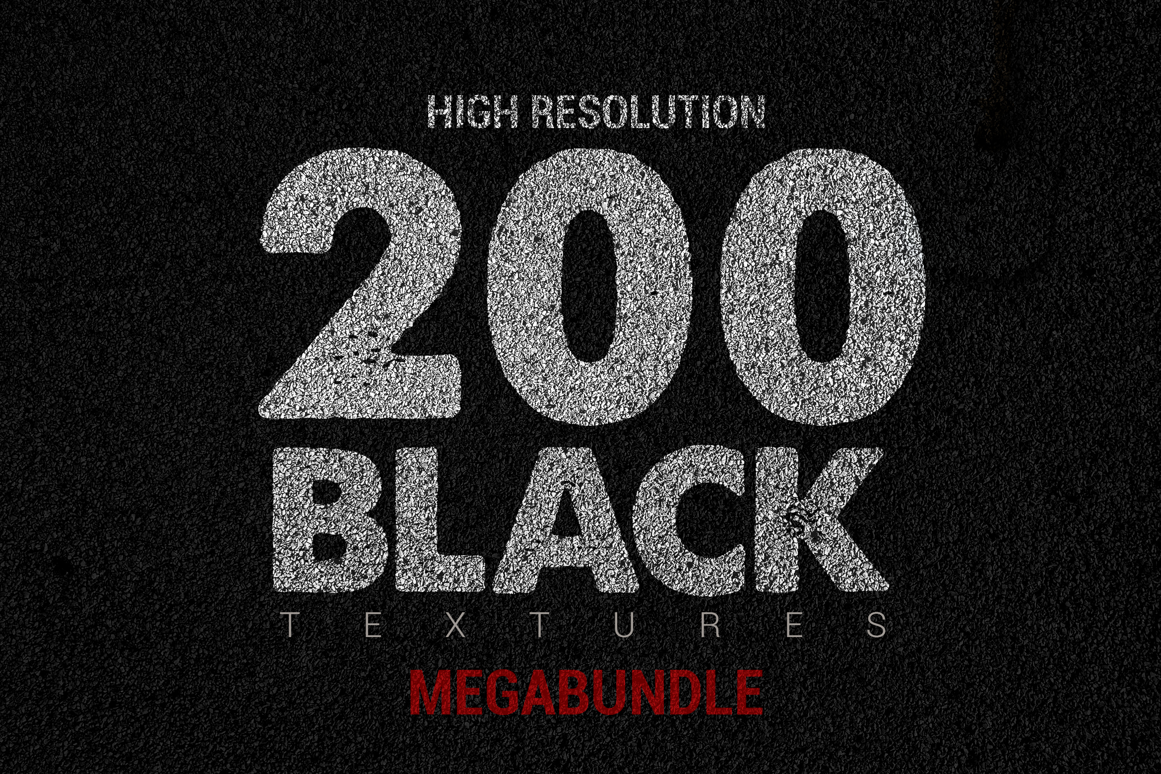 Mega Bundle Black Textures x200